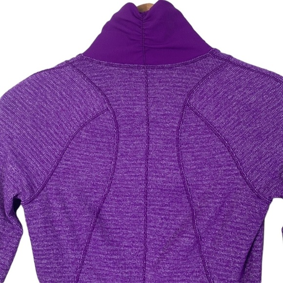 - Lululemon Runderful Violet Purple 1/2 Zip Rulu Pullover Top - Picture 11 of 15